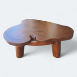 Brown Solid Live Edge Coffee Table.