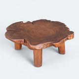 Monkeypod Wood Live Edge End Table.