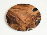 Statement Round Monkeypod Coffee Table – Solid Timber