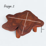 Monkeypod Wood Live Edge End Table.