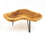 COF027- Live Edge Triangular Coffee Table.
