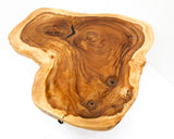 COF027- Live Edge Triangular Coffee Table.