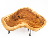 COF027- Live Edge Triangular Coffee Table.