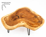 COF027- Live Edge Triangular Coffee Table.