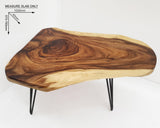 COF035- Live Edge Rectangular Acacia Coffee Table.