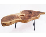 COF039- Live Edge Handcrafted Uniquely Shaped Coffee Table.