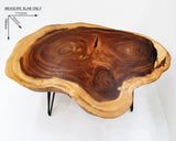 COF028- Live Edge Round Coffee Table.