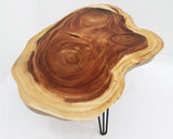 COF028- Live Edge Round Coffee Table.