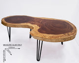 COF045- Rectangular Live Edge Acacia Coffee Table.
