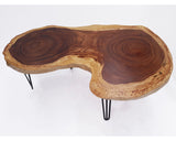 COF045- Rectangular Live Edge Acacia Coffee Table.