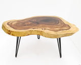 COF030- Live Edge Monkeypod Wood Coffee Table.