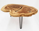 COF031- Raintree Live Edge Irregular Shape Coffee Table.