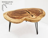 COF031- Raintree Live Edge Irregular Shape Coffee Table.