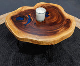 COF004 - Live Edge Resin Coffee Table.