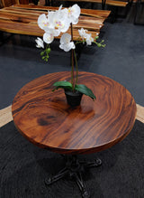 COF012 - Dark Brown Monkey Pod Coffee Table.