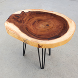 COF047- Live Edge Side Table.