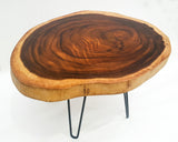 COF086 - Gorgeous Dark Tone Monkeypod Wood Coffee Table.