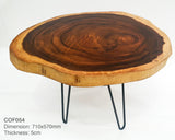 COF086 - Gorgeous Dark Tone Monkeypod Wood Coffee Table.
