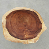 COF057- Shapely Warm Brown Coffee Table.