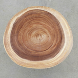 COF059- Light Brown Round Coffee Table.