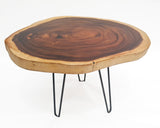 COF095 - Dark Monkeypod Wood Coffee Table.