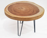 COF098 - Medium Sized Light Acacia Side Table.