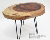 COF099 - Irregular Live Edge Coffee Table.
