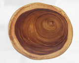 COF100 - Rich and Dark Round Coffee Table.