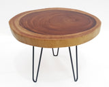 COF101 - Live Edge Acacia Round Coffee Table.