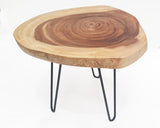 COF102 - Gorgeous Angular Acacia Side Table.