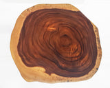 COF103 - Live Edge Dark Brown Coffee Table.