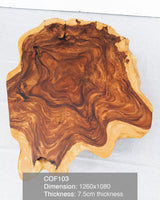 COF080 - Live Edge Starstruck Timber Coffee Table | Handmade Centre Piece.