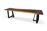 LAD020 - Monkeypod Edge Dining Table.