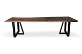 LAD020 - Monkeypod Edge Dining Table.