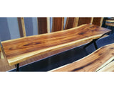 LAD015 - Natural Acacia Wood Dining Table.
