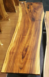 LAD015 - Natural Acacia Wood Dining Table.