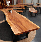 LAD027 - Live Edge Monkey Pod Tabletop.