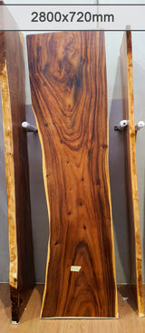 LAD020 - Monkeypod Edge Dining Table.