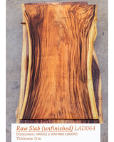 LAD064 - Live Edge Wide Family Dining Table.