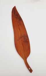 Medium Australian Gum Leaf Serving Platter / Hand Carved Wooden Tray / Teak Wood Serving Platter / Table Decor / Wooden Leaf Tray / Platter.