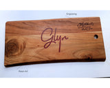 Mother's Day Engraved Name Board With Epoxy Resin.