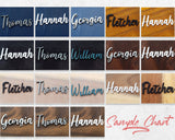 Personalised Father's Day Family Name Plaque | Wood Family Name Sign | Housewarming Gift.