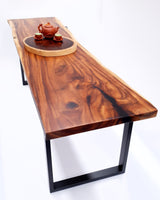 LAD033- Beautiful Warm Brown Dining Table.