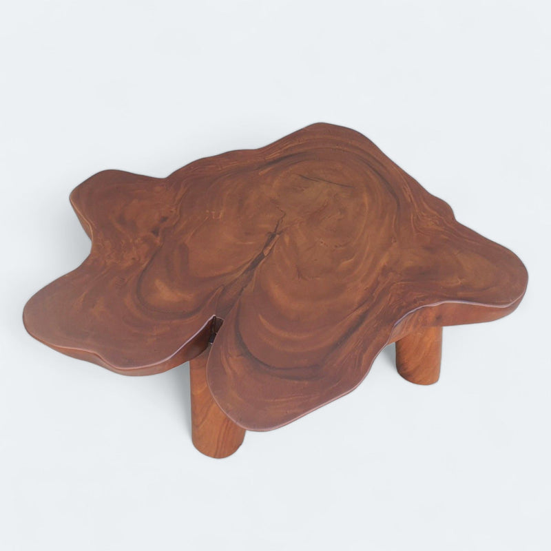 Acacia Wood Coffee Table: Rustic Elegance