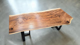 Australian-made live edge dining table in modern style.