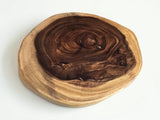 Round Monkeypod Coffee Table – Natural Solid Wood