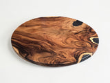 Statement Round Monkeypod Coffee Table – Solid Timber