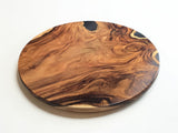 Statement Round Monkeypod Coffee Table – Solid Timber