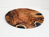 Statement Round Monkeypod Coffee Table – Solid Timber