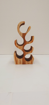Natural Wooden Wine Rack- Small.